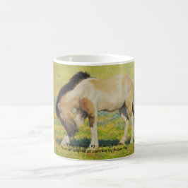 Mongolischer JungeStallion des Pferd#3- Kaffeetasse