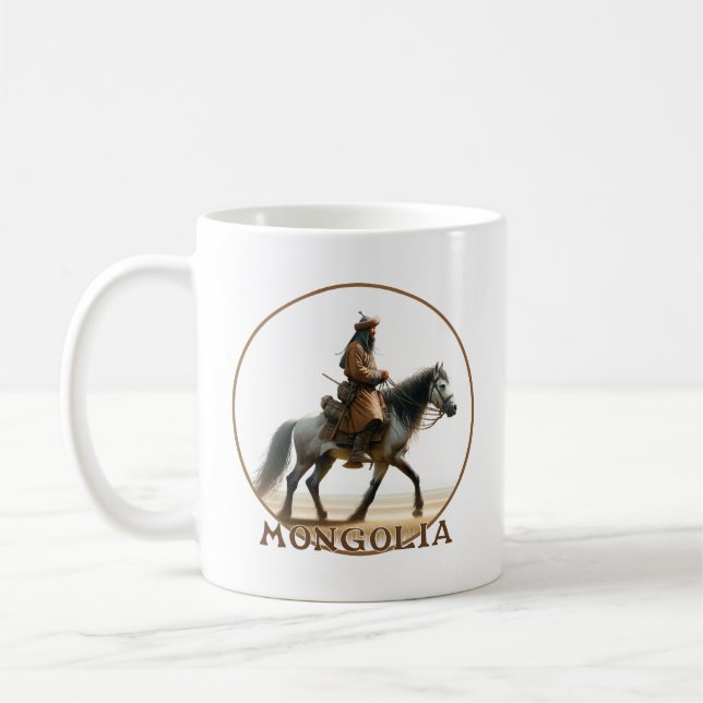 Mongolisches Horsman Kaffeetasse (Links)