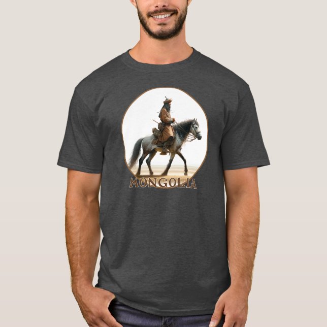 Mongolisches Horsman T-Shirt (Vorderseite)