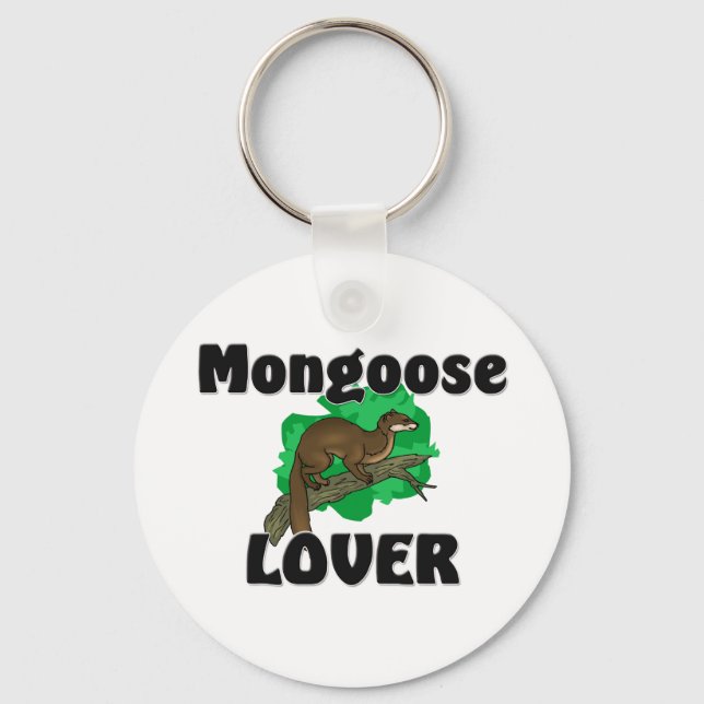 Mongoose Lover Schlüsselanhänger (Vorderseite)