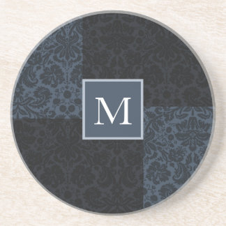 Mongram-Blauer Untersetzer
