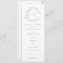 Mongram Hochzeitstich für das moderne Wappen mit g