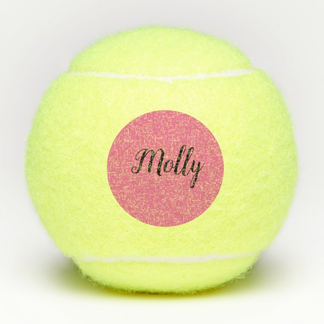 Mongram-Tennisball Tennisbälle (Vorderseite)