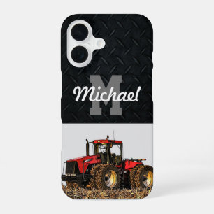 Mongram Traktor Farm Tillage Men Equipment iPhone 16 Hülle