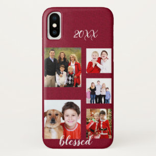 Mongramm für die bezaubernde Weihnachtsfamilie Case-Mate iPhone Hülle