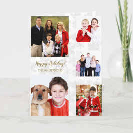 Mongramm für die bezaubernde Weihnachtsfamilie Karte