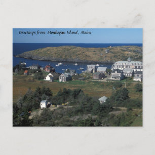 Monhegan Island, Maine Postkarte