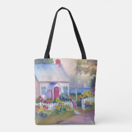 monheganische Hütte im Sommer Tasche