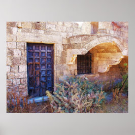 Moni Tharri MONASTERY Rhodes Insel, Griechenland Poster