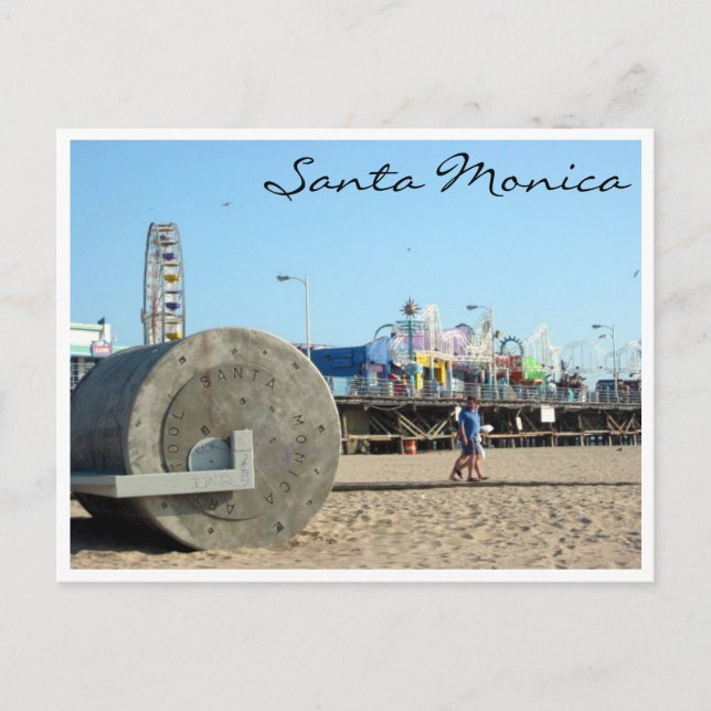 Monica-Pier Postkarte (Vorderseite)