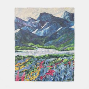Moniques Alaskan Mountains Vlies Decke