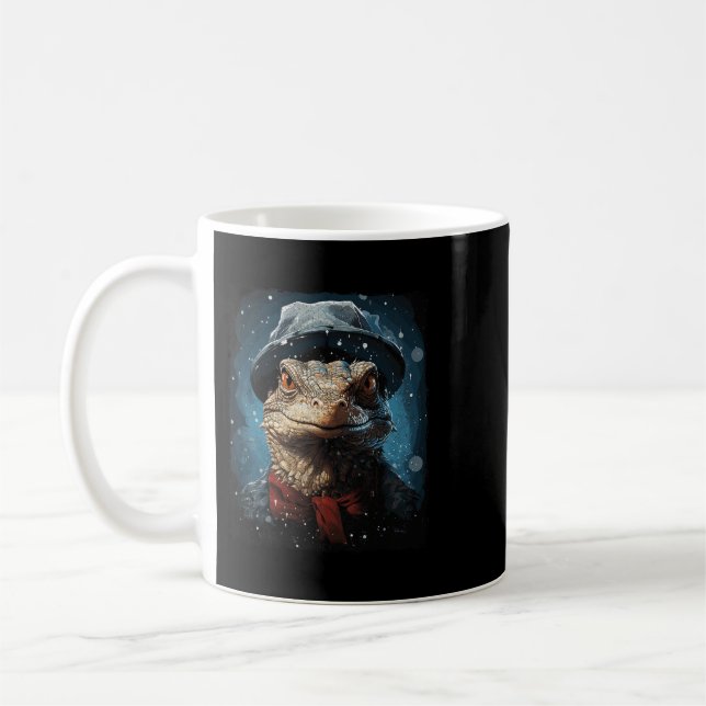 Monitor Lizard Christmas 21 Kaffeetasse (Links)