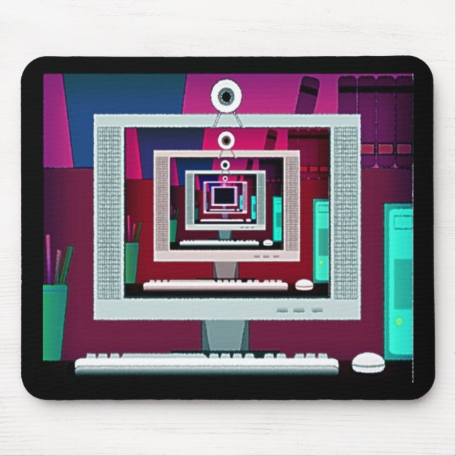 Monitor Reflections Mousepad (Vorne)