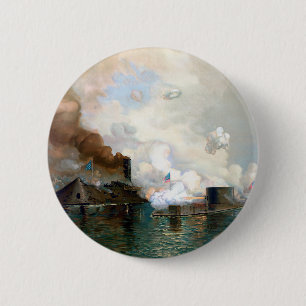 Monitor und Merrimack 1862 Button