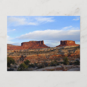 Monitor und Merrimack Buttes, Utah Postkarte