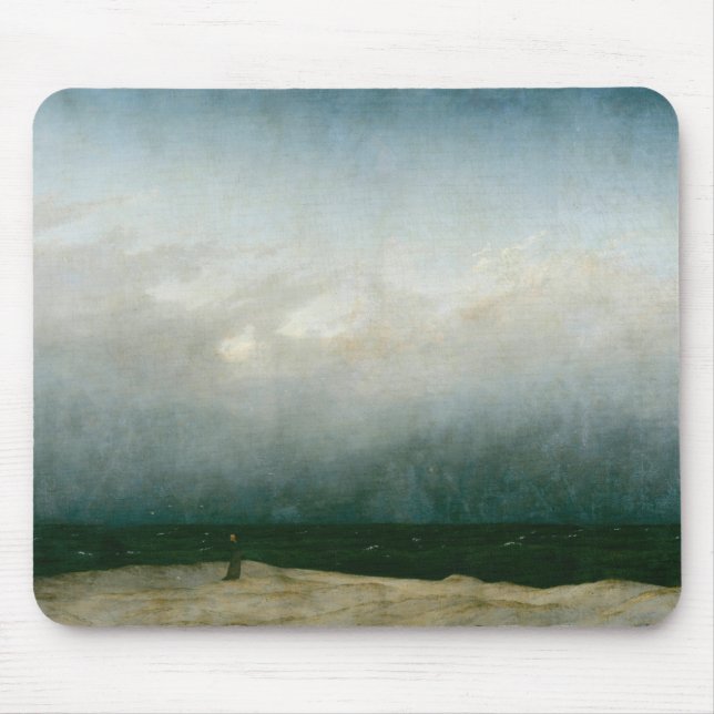 Monk am Meer von Caspar David Friedrich Mousepad (Vorne)