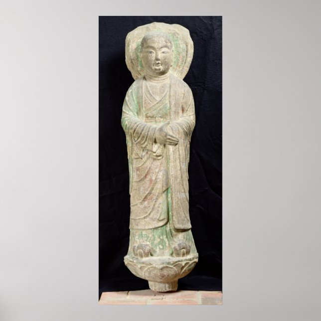 Monk, aus Dunhuang, Provinz Gansu Poster (Vorne)