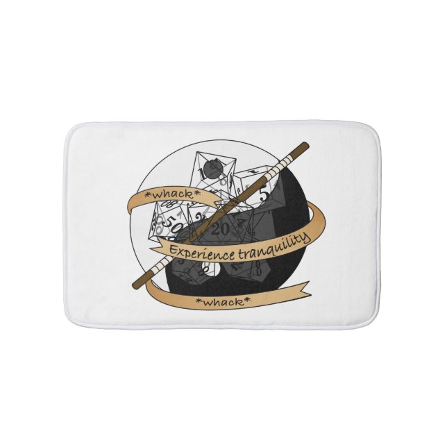 Monk Dice Design Badematte (Vorderseite)