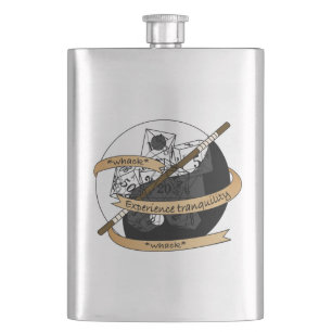 Monk Dice Design Flachmann