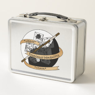Monk Dice Design Metall Brotdose