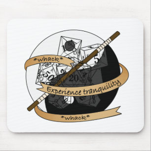 Monk Dice Design Mousepad