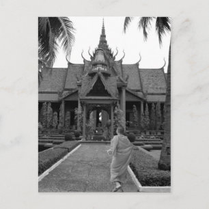 Monk im Museum Postkarte