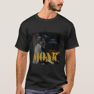 Monk Jazz Wisdom Pianist Musiker T-Shirt