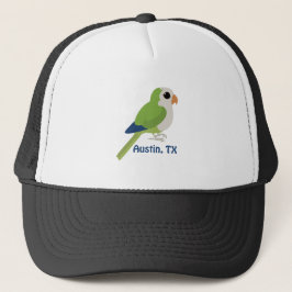 Monk Parakeet - Austin, Texas Truckerkappe