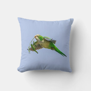 Monk Parakeet im Rio Grande Tal Kissen