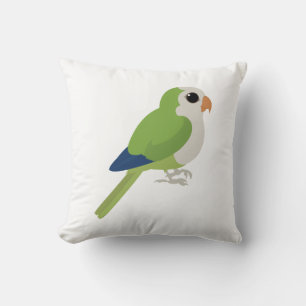 Monk Parakeet Kissen