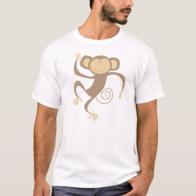 Monkeing um Kleinkinder-T - Shirt (Vorderseite)