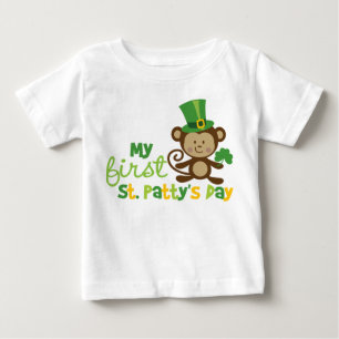 Monkey 1. St Patrick Tag Baby T-shirt