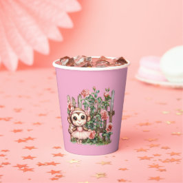 Monkey Ballerina Pappbecher