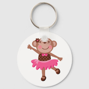 Monkey Ballerina Schlüsselanhänger
