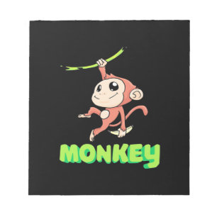 Monkey Banana Notizblock