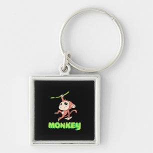 Monkey Banana Schlüsselanhänger