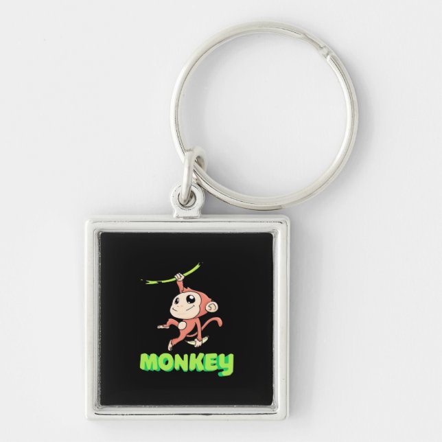 Monkey Banana Schlüsselanhänger (Vorne)