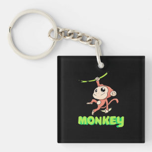 Monkey Banana Schlüsselanhänger