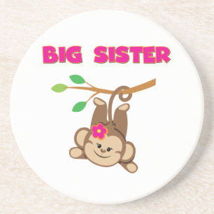 Monkey Big Sister Getränkeuntersetzer