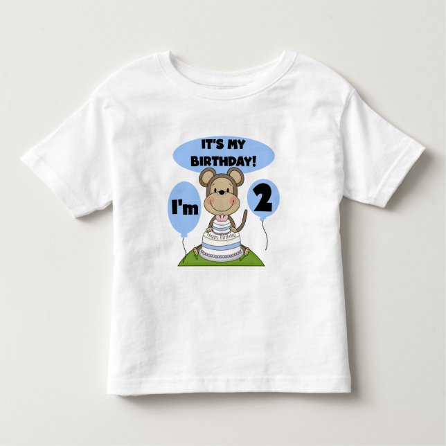 Monkey Birthday Boy 2. Shirts und Geschenke (Vorderseite)