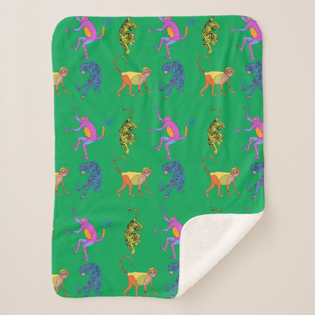 Monkey Blanket Sherpadecke (Vorderseite)