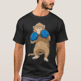 Monkey Boxer Boxhandschuhe Sport T-Shirt