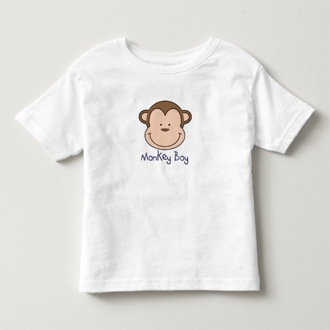 Monkey Boy T Kleinkind T-shirt (Vorderseite)