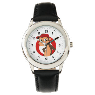 Monkey-Cartoon-Uhr Armbanduhr