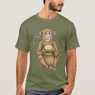 Monkey Cheeseburger T-Shirt