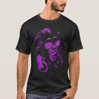 Monkey Chimp With Sungasse And Headphones 1