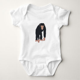 Monkey Chimpanzee Baby Strampler