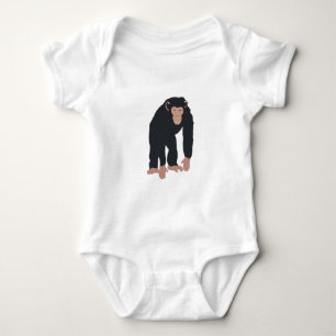 Monkey Chimpanzee Baby Strampler