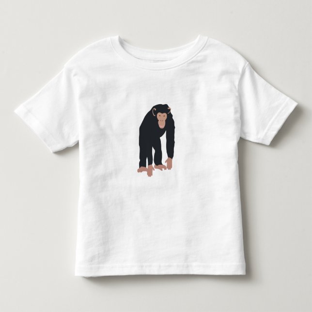 Monkey Chimpanzee Kleinkind T-shirt (Vorderseite)
