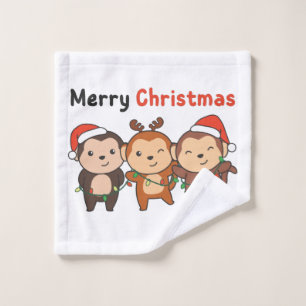 Monkey Christma Animals Monkeys Merry Christmas